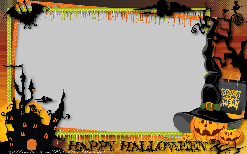 Felicitaciones Personalizadas de halloween - Happy Halloween!