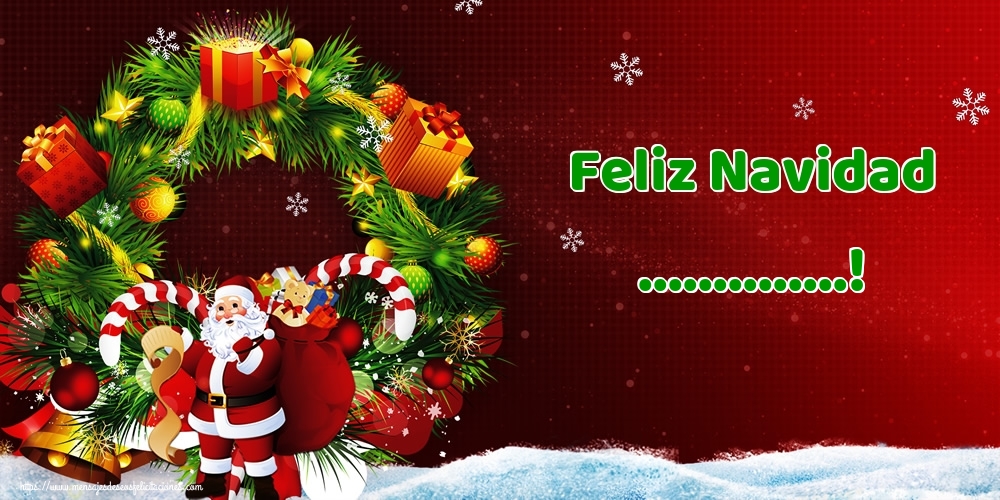 Felicitaciones Personalizadas de Navidad - Feliz Navidad ...!