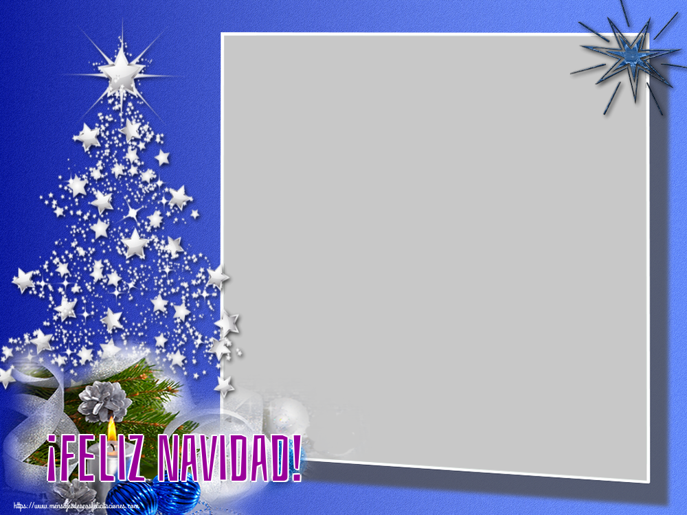 Felicitaciones Personalizadas de Navidad - ¡Feliz Navidad! - Marco de foto de Navidad
