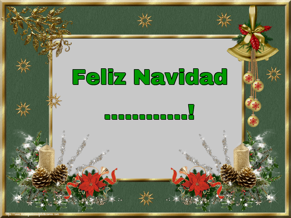 Felicitaciones Personalizadas de Navidad - Feliz Navidad ...!