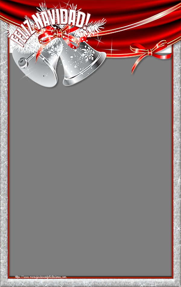 Felicitaciones Personalizadas de Navidad - Feliz Navidad! - Marco de foto de Navidad