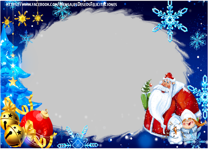 Felicitaciones Personalizadas de Navidad - Marco de fotos