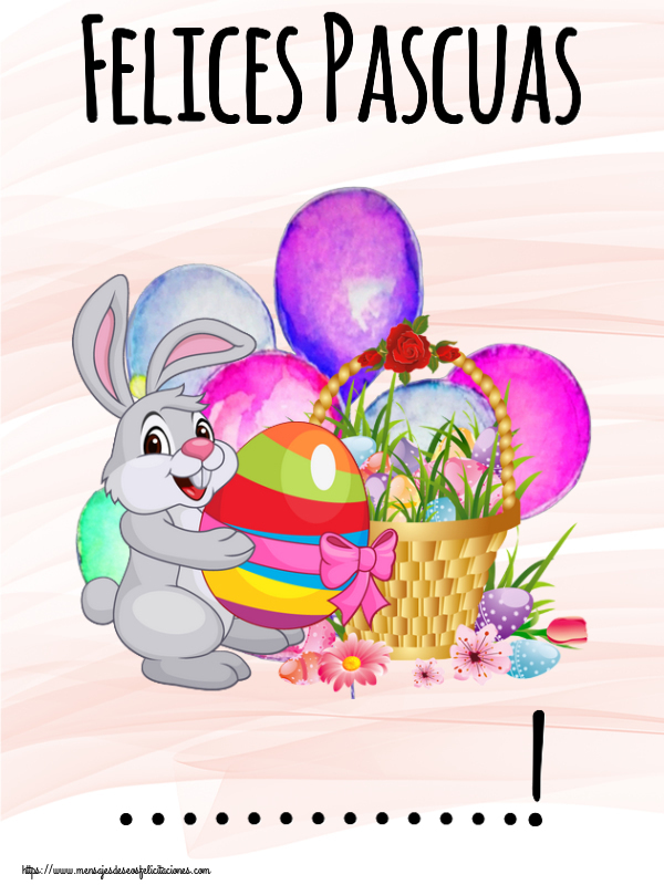 Felicitaciones Personalizadas de pascua - Felices Pascuas ...!