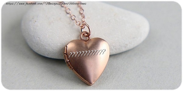 Felicitaciones Personalizadas de San Valentín - Medallón ...