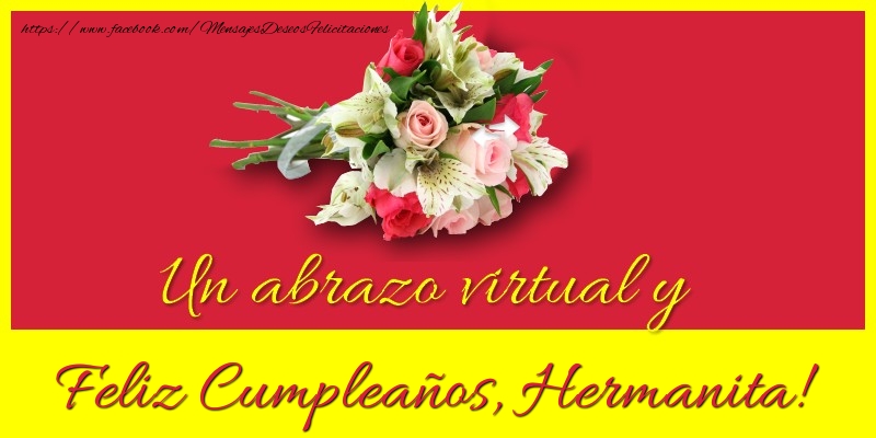 Felicitaciones de cumpleaños para hermana - Feliz Cumpleaños, hermanita!
