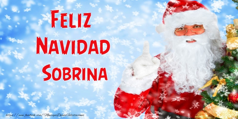 Felicitaciones de Navidad para sobrina - Feliz Navidad sobrina