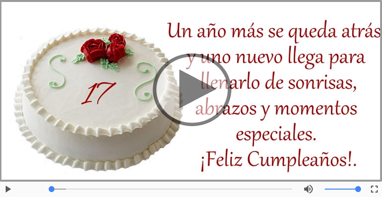 ¡Feliz Cumpleaños 17 años!