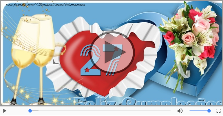 ¡Feliz cumple 27 años!