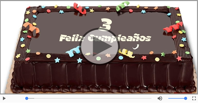 ¡Feliz Cumpleaños 3 años!