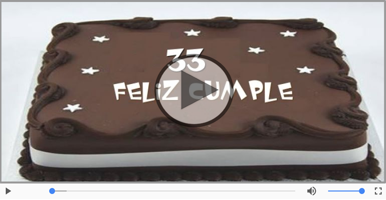 ¡Feliz Cumpleaños 33 años!