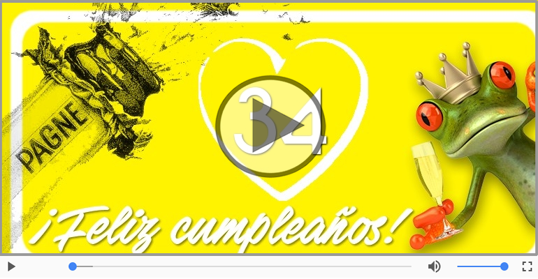 ¡Feliz cumple 34 años!