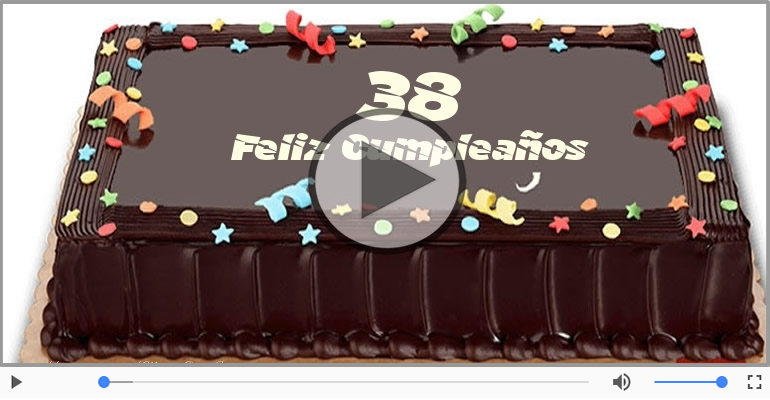 ¡Feliz cumple 38 años!