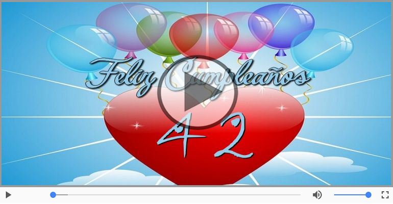 ¡Feliz cumple 42 años!
