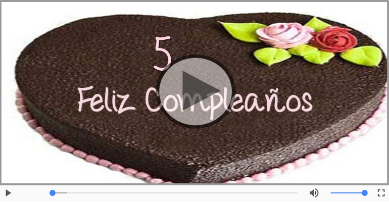 ¡Feliz Cumpleaños 5 años!