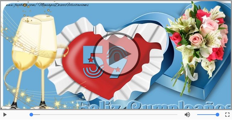 ¡Feliz cumple 59 años!