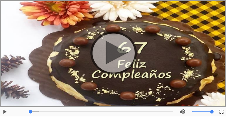 ¡Feliz Cumpleaños 67 años!