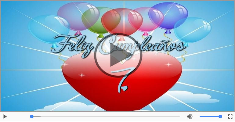 ¡Feliz Cumpleaños 7 años!