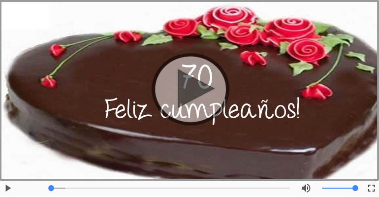 ¡Feliz cumple 70 años!
