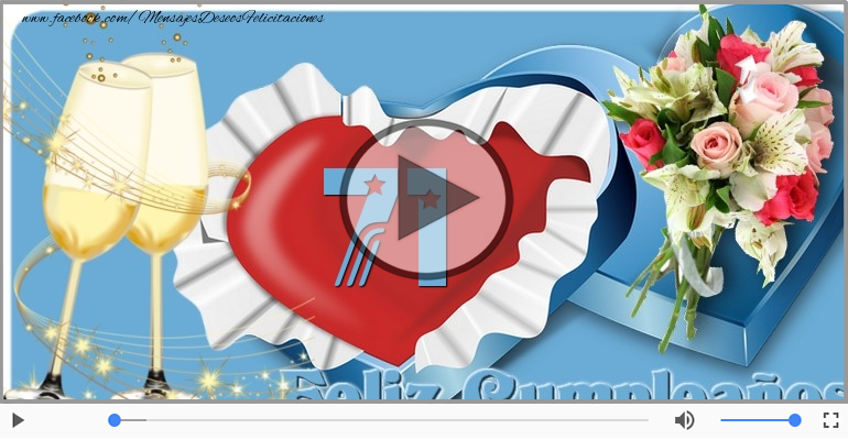 ¡Feliz Cumpleaños 71 años!