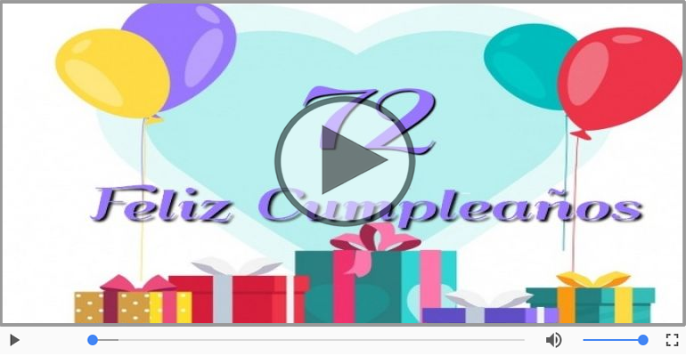 ¡Feliz Cumpleaños 72 años!