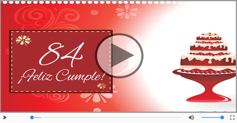 ¡Feliz cumple 84 años!