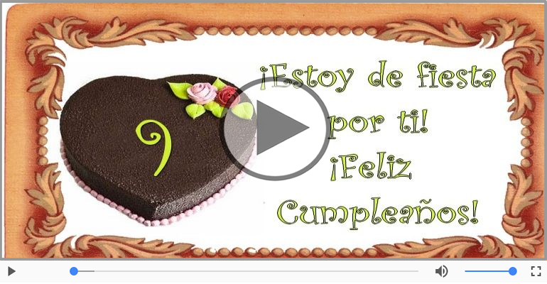 ¡Feliz cumple 9 años!