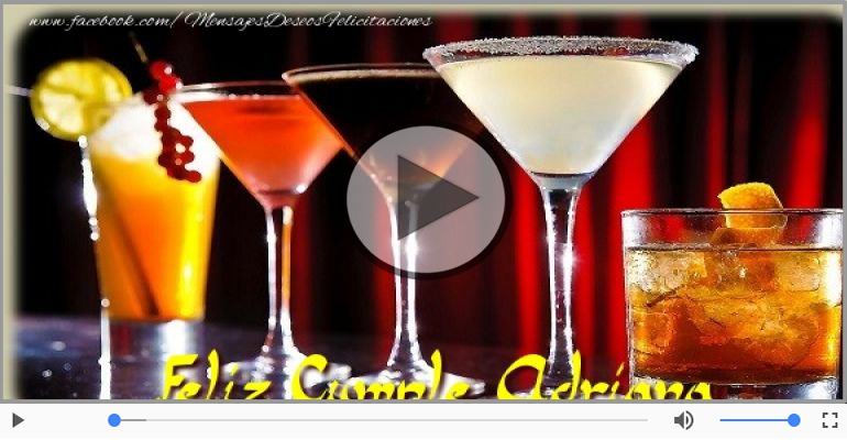 ¡Feliz Cumpleaños Adriana! Happy Birthday Adriana!