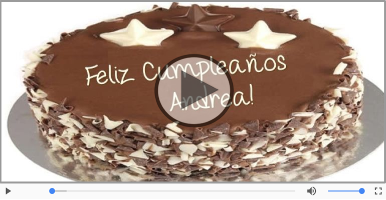 Cumpleaños Feliz para Andrea!