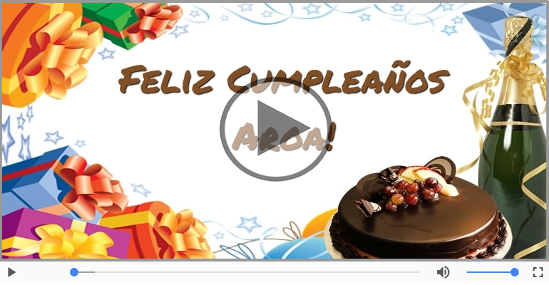 ¡Feliz Cumpleaños Aroa!