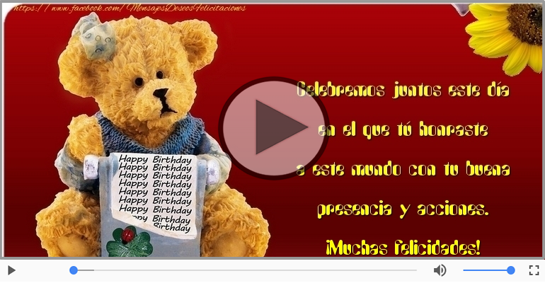 ¡Muchas felicidades!