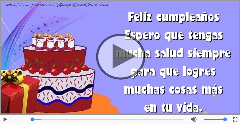 Feliz cumpleaños