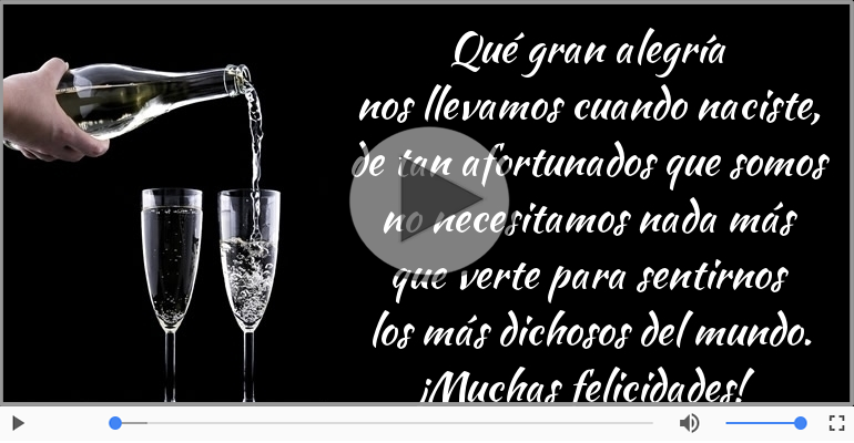 ¡Muchas felicidades!