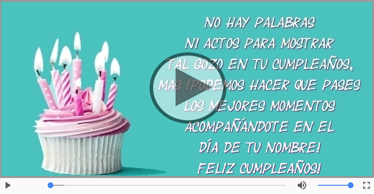 Feliz cumpleaños!