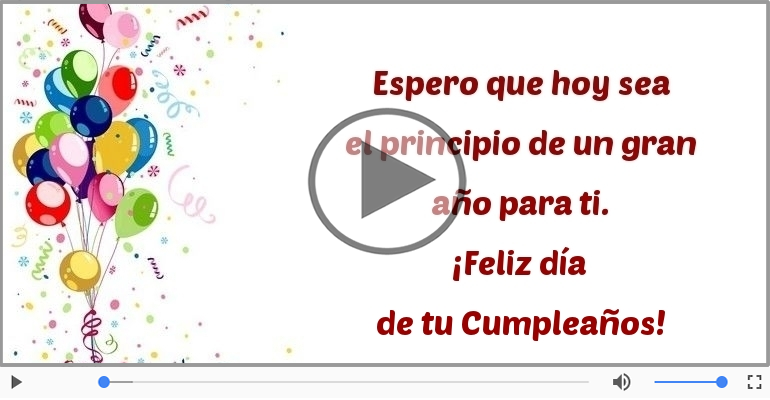 ¡Feliz día  de tu Cumpleaños!