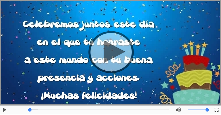 ¡Muchas felicidades!