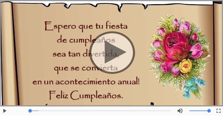 Feliz Cumpleaños.