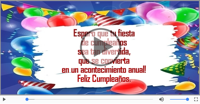 Feliz Cumpleaños.