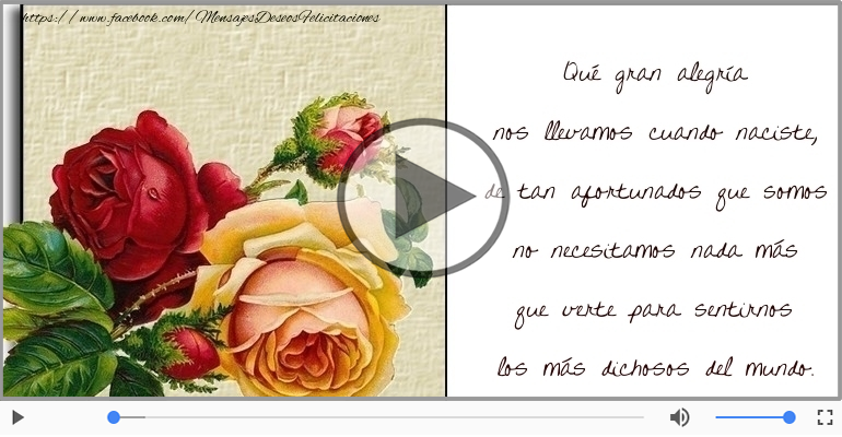 ¡Muchas felicidades!