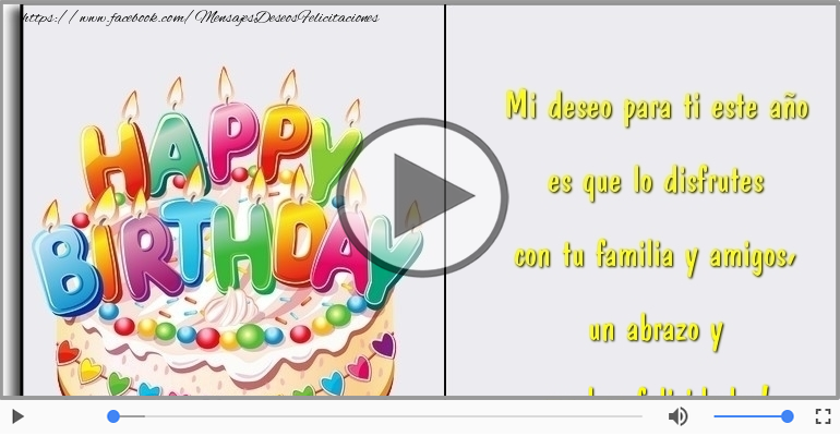 Muchas felicidades