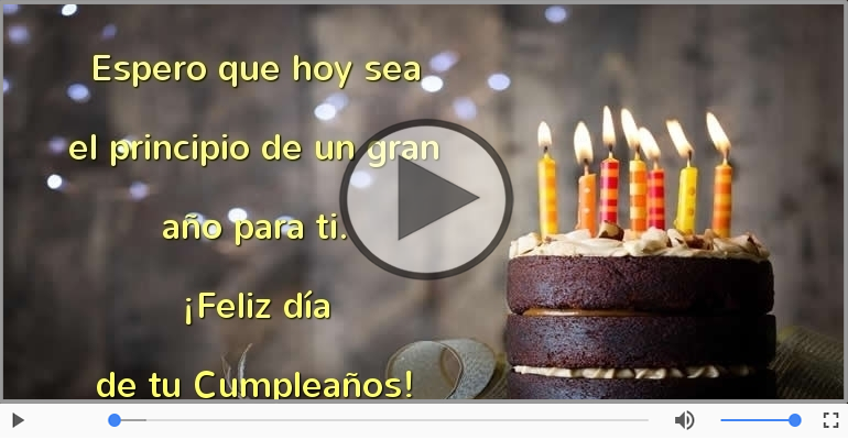 ¡Feliz día  de tu Cumpleaños!