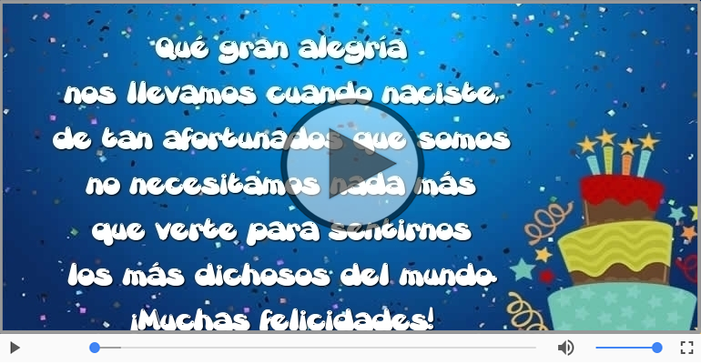 ¡Muchas felicidades!