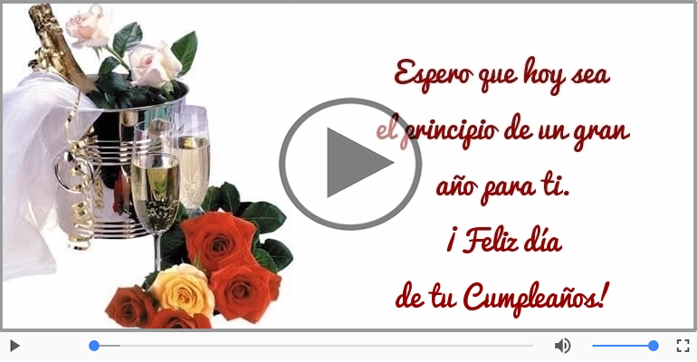 ¡Feliz día  de tu Cumpleaños!