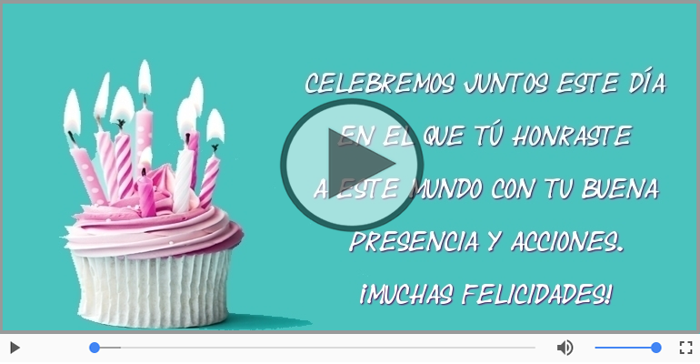 ¡Muchas felicidades!