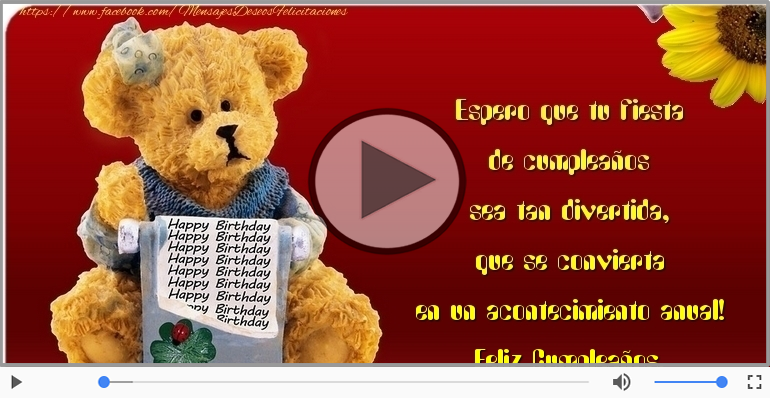 Feliz Cumpleaños.