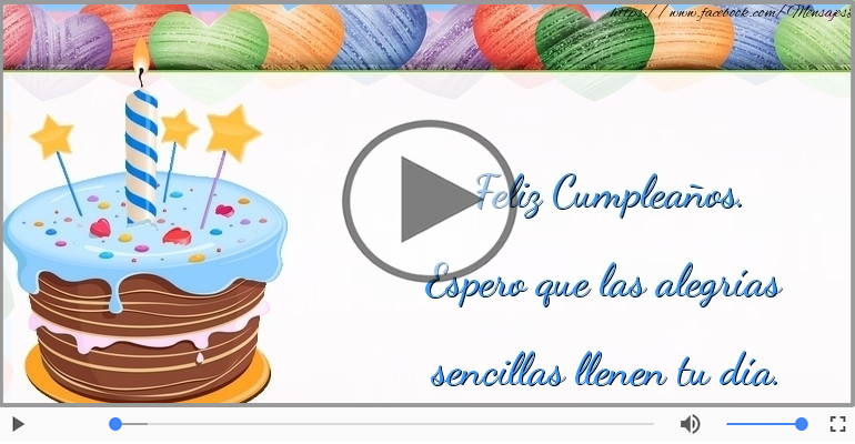 Feliz Cumpleaños.