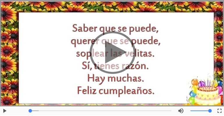 Feliz cumpleaños.