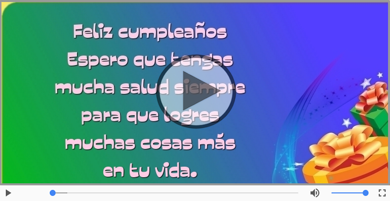 Feliz cumpleaños