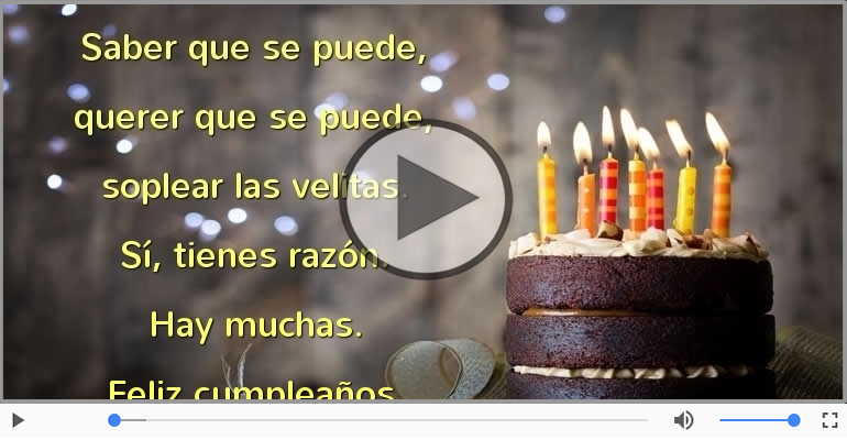 Feliz cumpleaños.