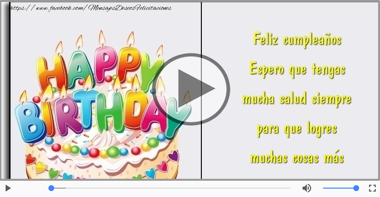 Feliz cumpleaños