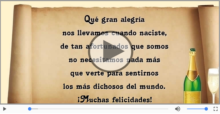 ¡Muchas felicidades!